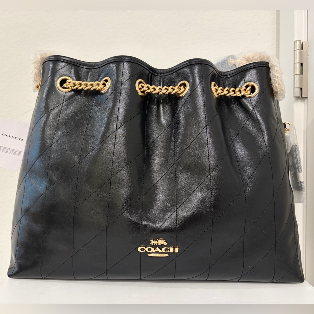 SOLD NWT Coach Evelyn Shoulder Bag with Quilting (Regular size)